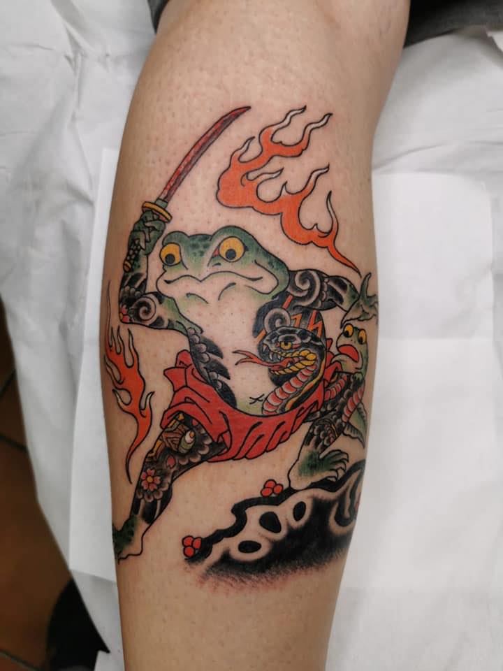 Motorcycle tattoo design by RideOut community member